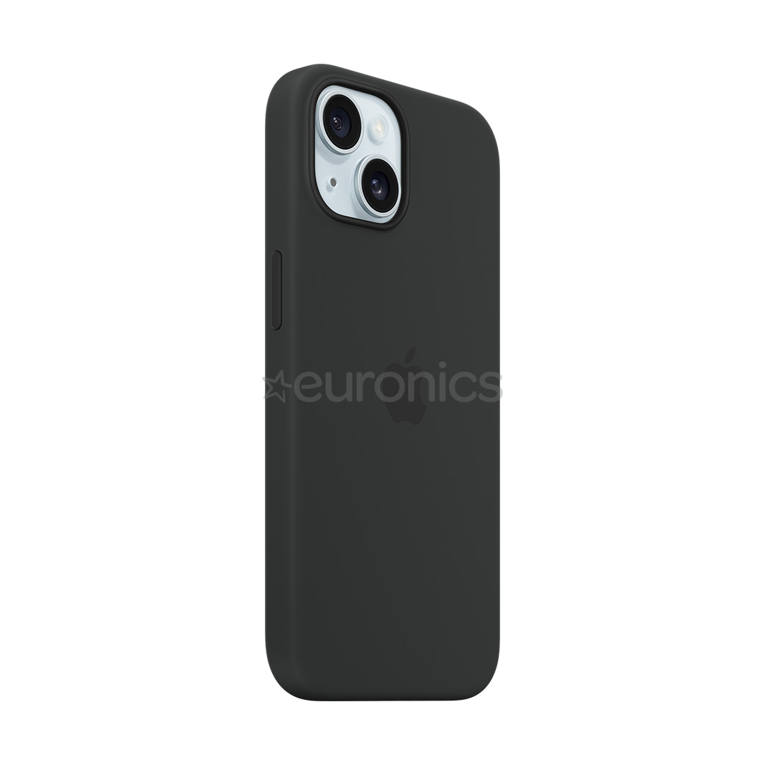 Apple Silicone Case with Magsafe, iPhone 15, black - Case