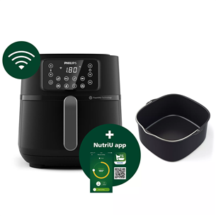 Philips Airfryer 5000 series XXL Connected, 7,2 L, 2000 W, black - Air fryer HD9285/93