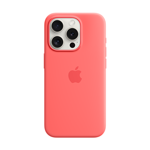 Apple Silicone Case with Magsafe, iPhone 15 Pro, guava - Case MT1G3ZM/A