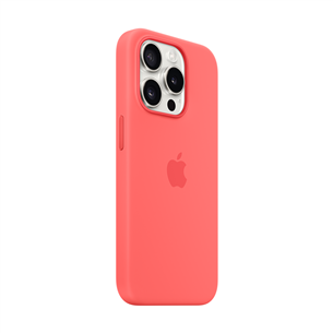 Apple Silicone Case with Magsafe, iPhone 15 Pro, roosa - Ümbris