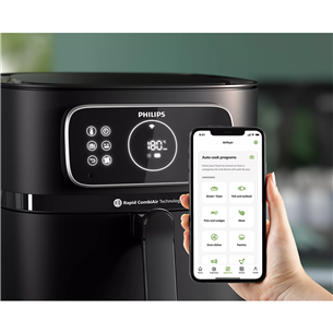 Philips 7000 XXL Airfryer Combi Connected, 8,3 L, 2200 W, must - Kuumaõhufritüür