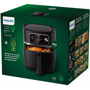 Philips 7000 XXL Airfryer Combi Connected, 8,3 L, 2200 W, must - Kuumaõhufritüür