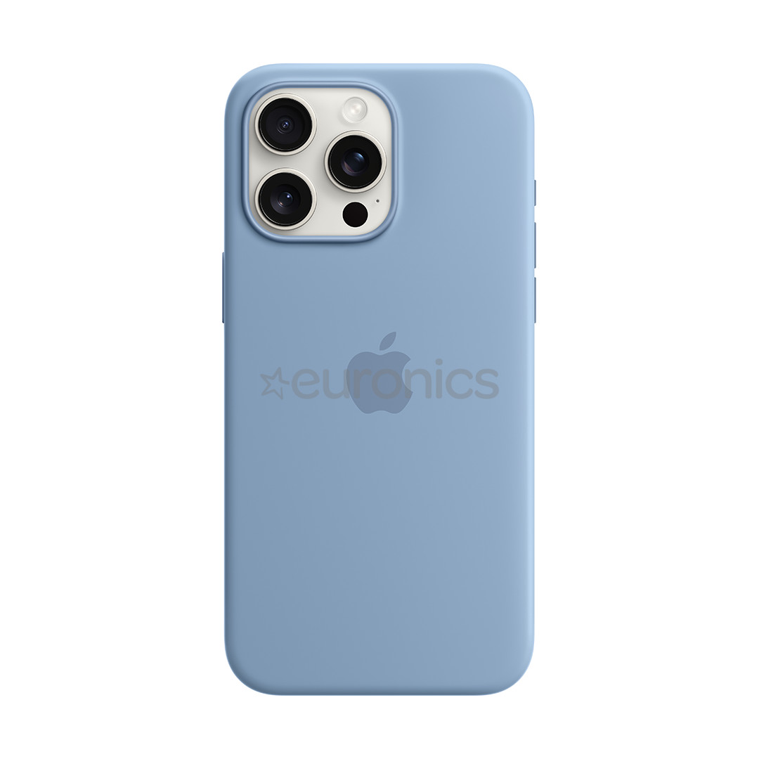 Apple Silicone Case with Magsafe, iPhone 15 Pro Max, helesinine - Ümbris