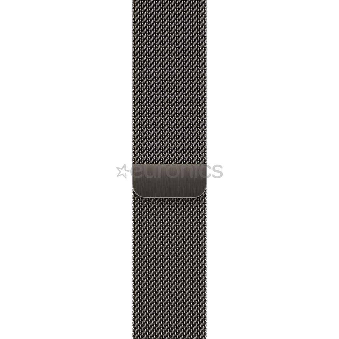 Apple Watch 45 мм, Milanese Loop, темно-серый - Ремешок для часов
