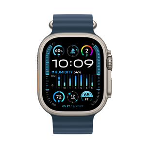 Apple Watch 49 mm, Ocean Band, sinine - Kellarihm