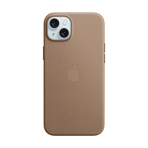 Apple FineWoven Case with MagSafe, iPhone 15 Plus, pruun - Ümbris