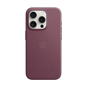 Apple FineWoven Case with MagSafe, iPhone 15 Pro, lilla - Ümbris
