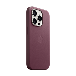 Apple FineWoven Case with MagSafe, iPhone 15 Pro, lilla - Ümbris