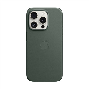 Apple FineWoven Case with MagSafe, iPhone 15 Pro, roheline - Ümbris