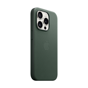 Apple FineWoven Case with MagSafe, iPhone 15 Pro, roheline - Ümbris