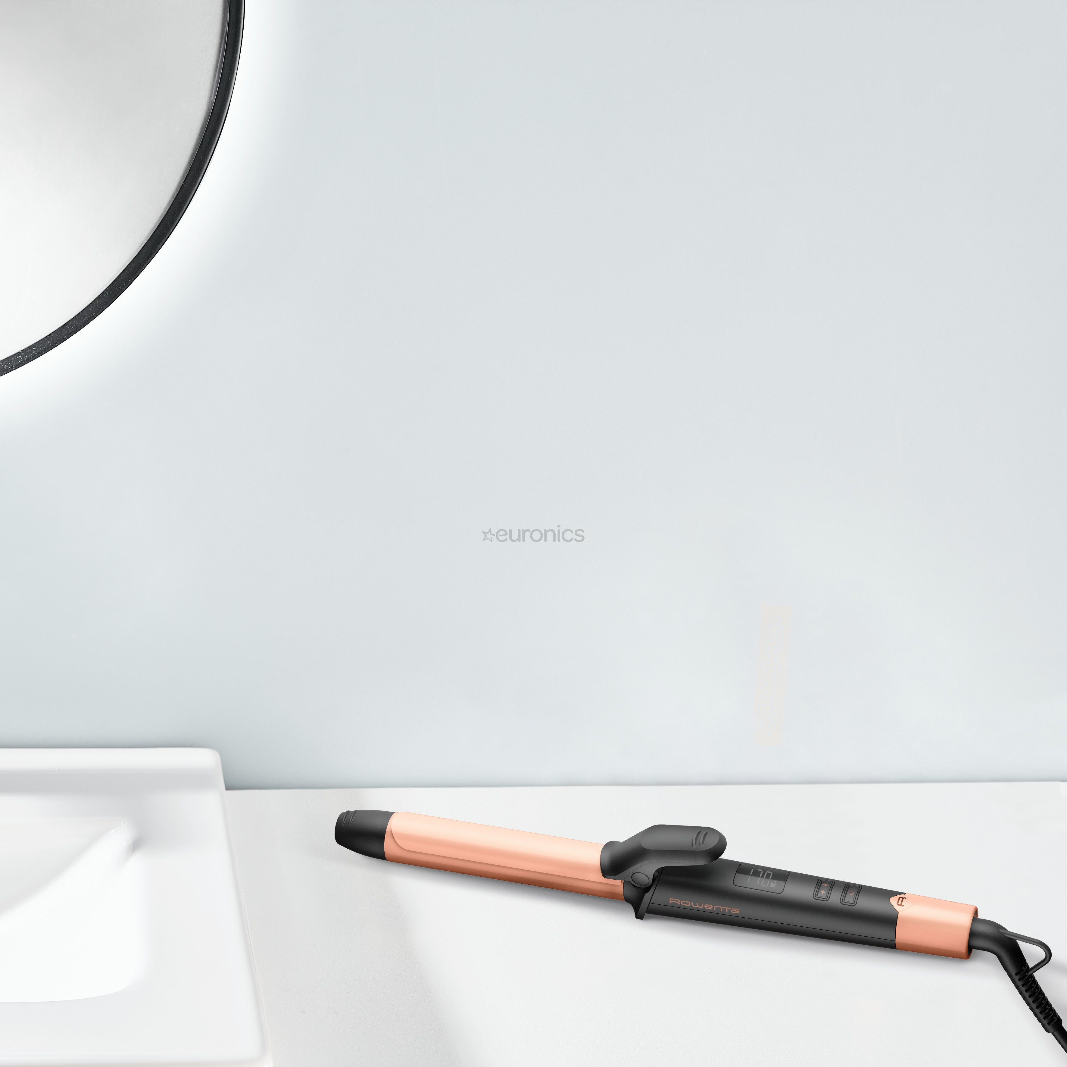 Rowenta Express Shine, Papaya Version, 25 mm, roosa - Lokitangid