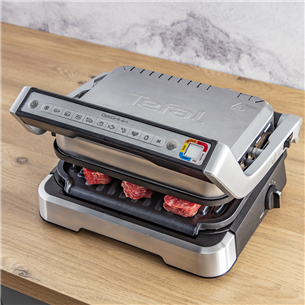 Tefal OptiGrill 4 в 1, нерж. сталь - Электрический гриль