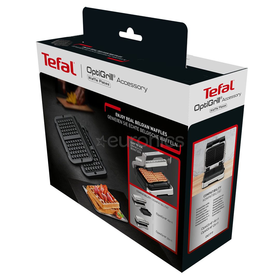 Tefal OptiGrill 4in1 & 2in1, accessory, black - Waffle plates