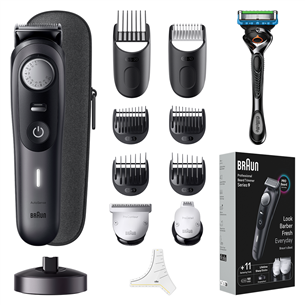 Braun Series 9 Pro, AutoSense, black - Beard trimmer BT9441