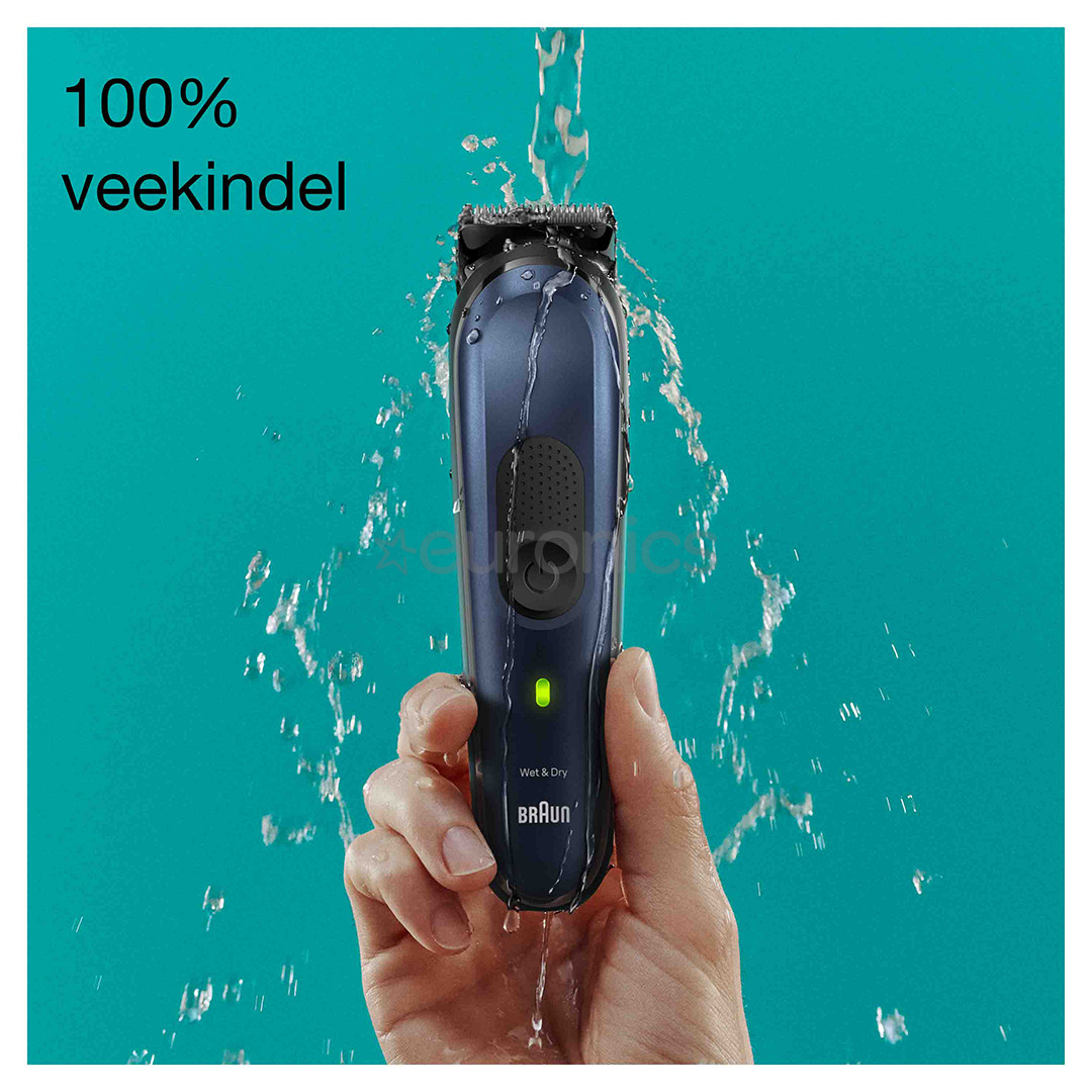 Braun Seeria 7, 10-ühes, Wet & Dry, sinine - Trimmeri komplekt
