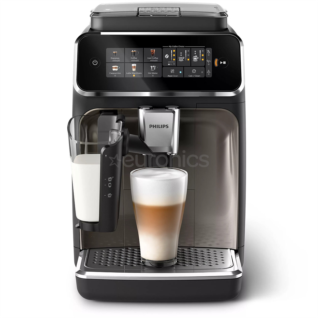 Philips LatteGo Seeria 3300, must - Täisautomaatne espressomasin