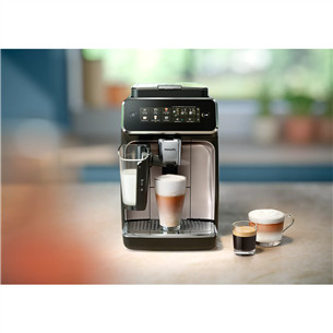 Philips LatteGo Seeria 3300, must - Täisautomaatne espressomasin