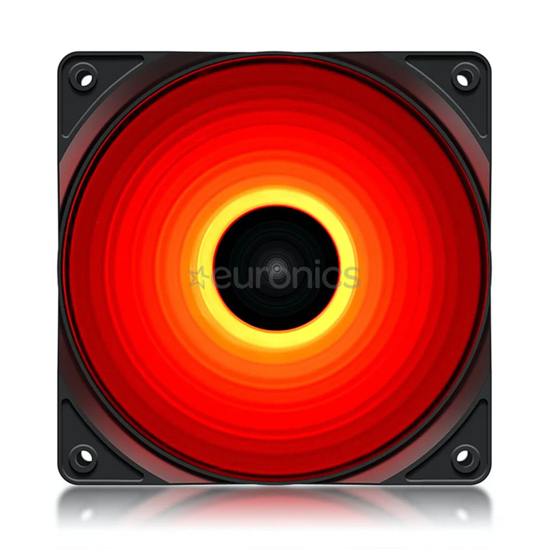 Deepcool RF120R, красные светодиоды - Вентилятор для компьютера