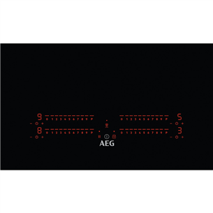 AEG, width 78 cm, frameless, black - Built-in Induction Hob