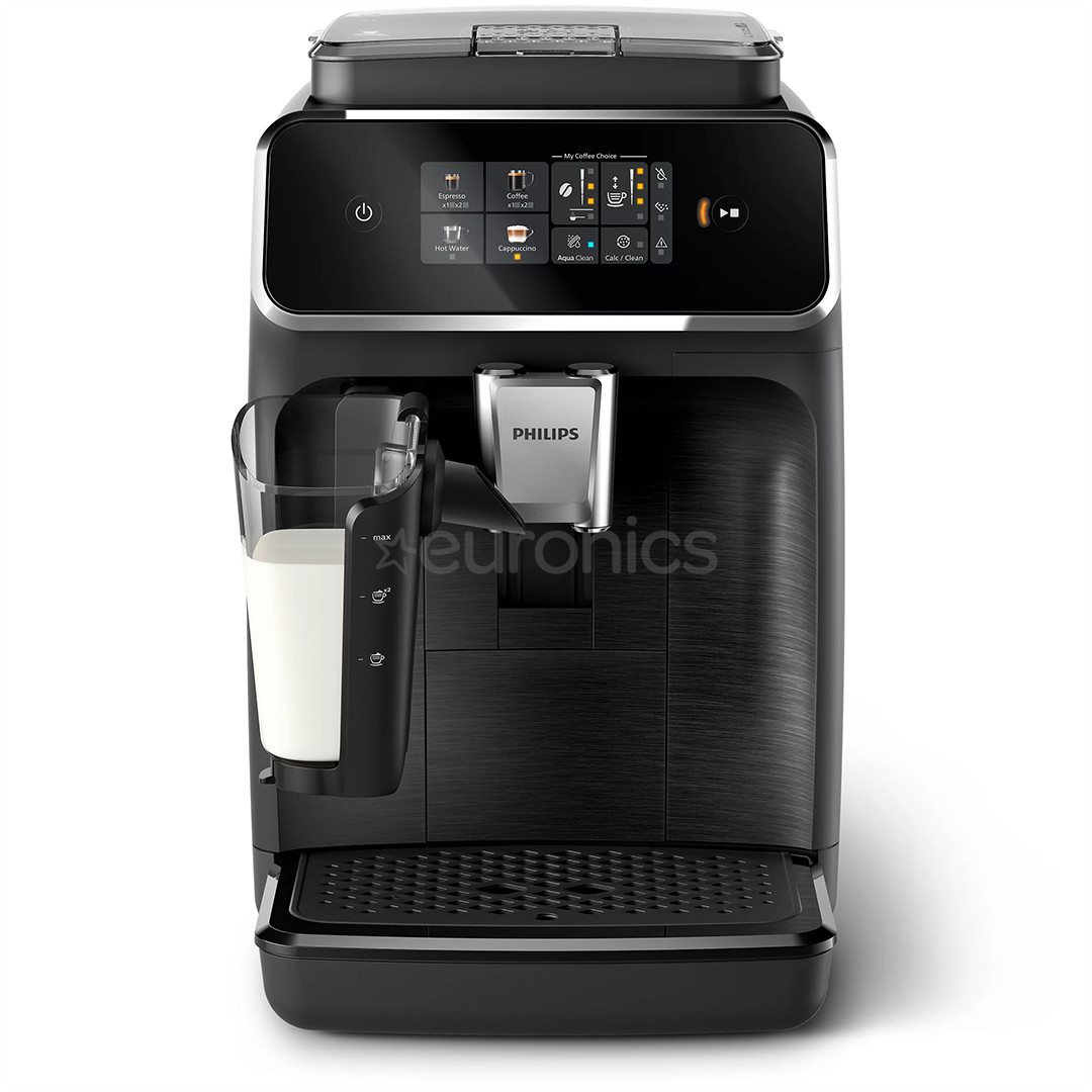 Philips LatteGo Series 2300, mattmust - Täisautomaatne espressomasin