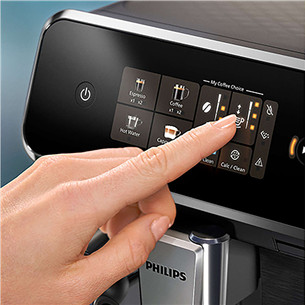 Philips LatteGo Series 2300, mattmust - Täisautomaatne espressomasin