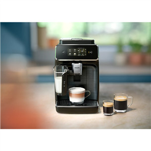 Philips LatteGo Series 2300, mattmust - Täisautomaatne espressomasin