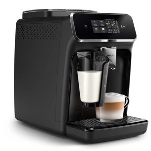 Philips LatteGo Series 2300, läikiv must - Täisautomaatne espressomasin