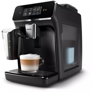 Philips Series 2300, läikiv must - Täisautomaatne espressomasin