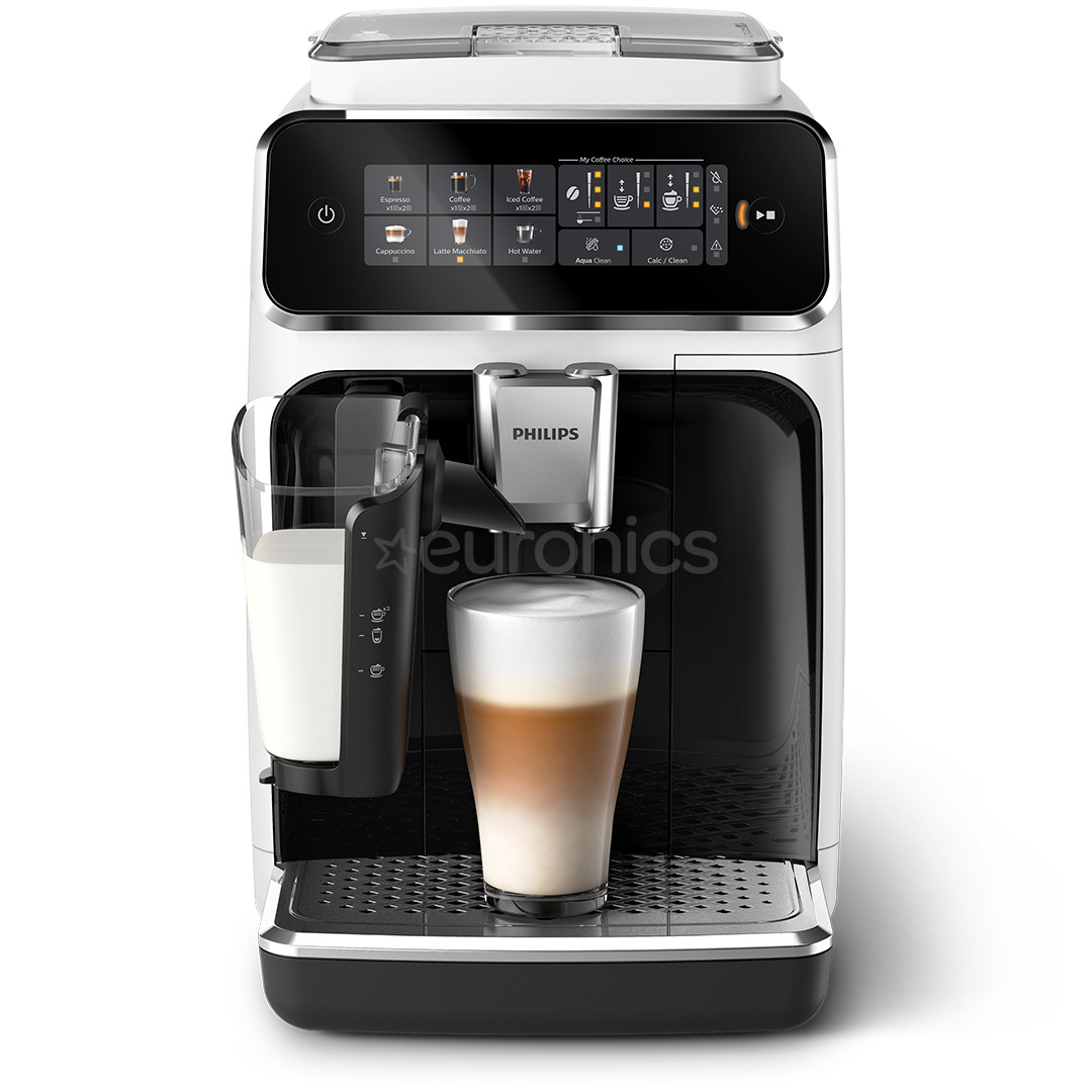 Philips LatteGo Series 3300, white - Fully automatic espresso machine