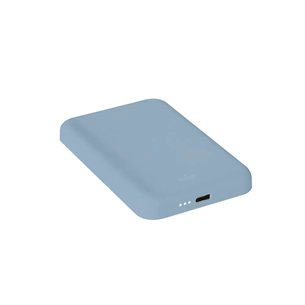 Puro Slim Power Mag, 4000 mAh, MagSafe, blue - Power bank for iPhone