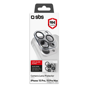 SBS Camera Lens Protector, iPhone 15 Pro/Pro Max - Защитное стекло для объективов камеры