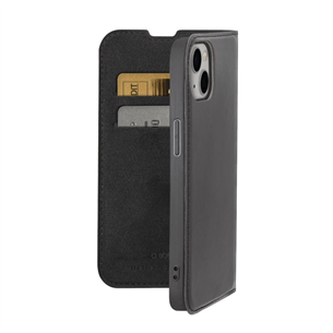 SBS Book Wallet Lite Case, iPhone 15, must - Nutitelefoni kaaned