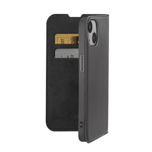 SBS Book Wallet Lite Case, iPhone 15 Plus, must - Nutitelefoni kaaned