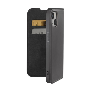 SBS Book Wallet Lite Case, iPhone 15 Plus, must - Nutitelefoni kaaned