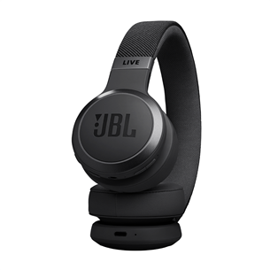 JBL Live 670NC, адаптивное шумоподавление, черный - Накладные беспроводные наушники