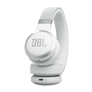 JBL Live 670NC, adaptive noise-cancelling, white - Wireless on-ear headphones