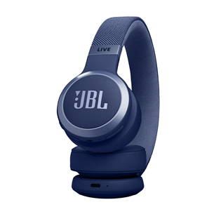 JBL Live 670NC, adaptive noise-cancelling, blue - Wireless on-ear headphones,  JBLLIVE670NCBLU | Euronics