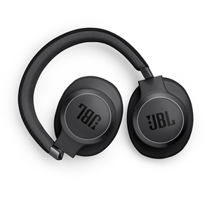 JBL Live 770NC, адаптивное шумоподавление, черный - Полноразмерные беспроводные наушники