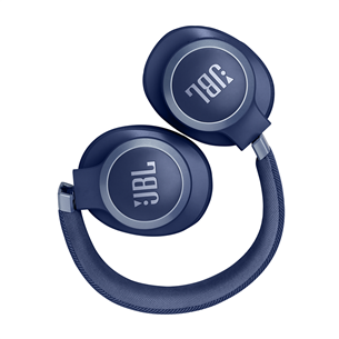 JBL Live 770NC, adaptive noise-cancelling, blue - Wireless over-ear headphones