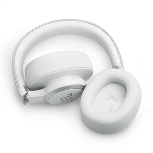 JBL Live 770NC, adaptive noise-cancelling, white - Wireless over-ear headphones