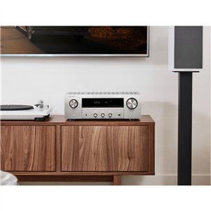 Denon DRA-900H, 2-канальный, 8K, HEOS, серебристый - Ресивер