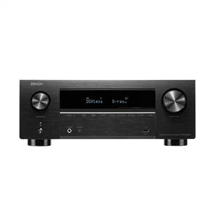 Denon AVR-X2800H, 7.2-kanaliga, 8K, HEOS, must - Ressiiver AVRX2800HBKE2