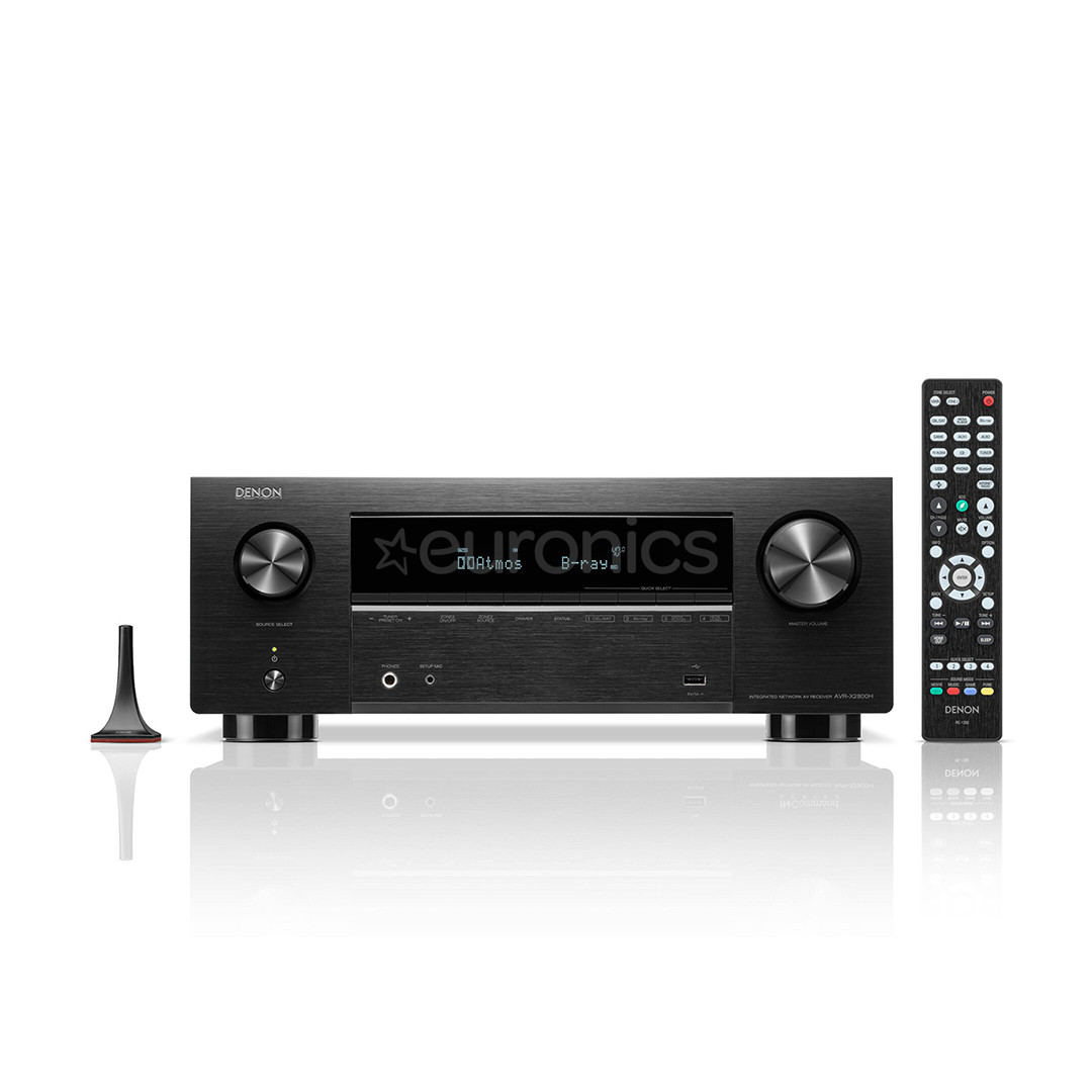Denon AVR-X2800H, 7.2-channels, 8K, HEOS, black - Receiver