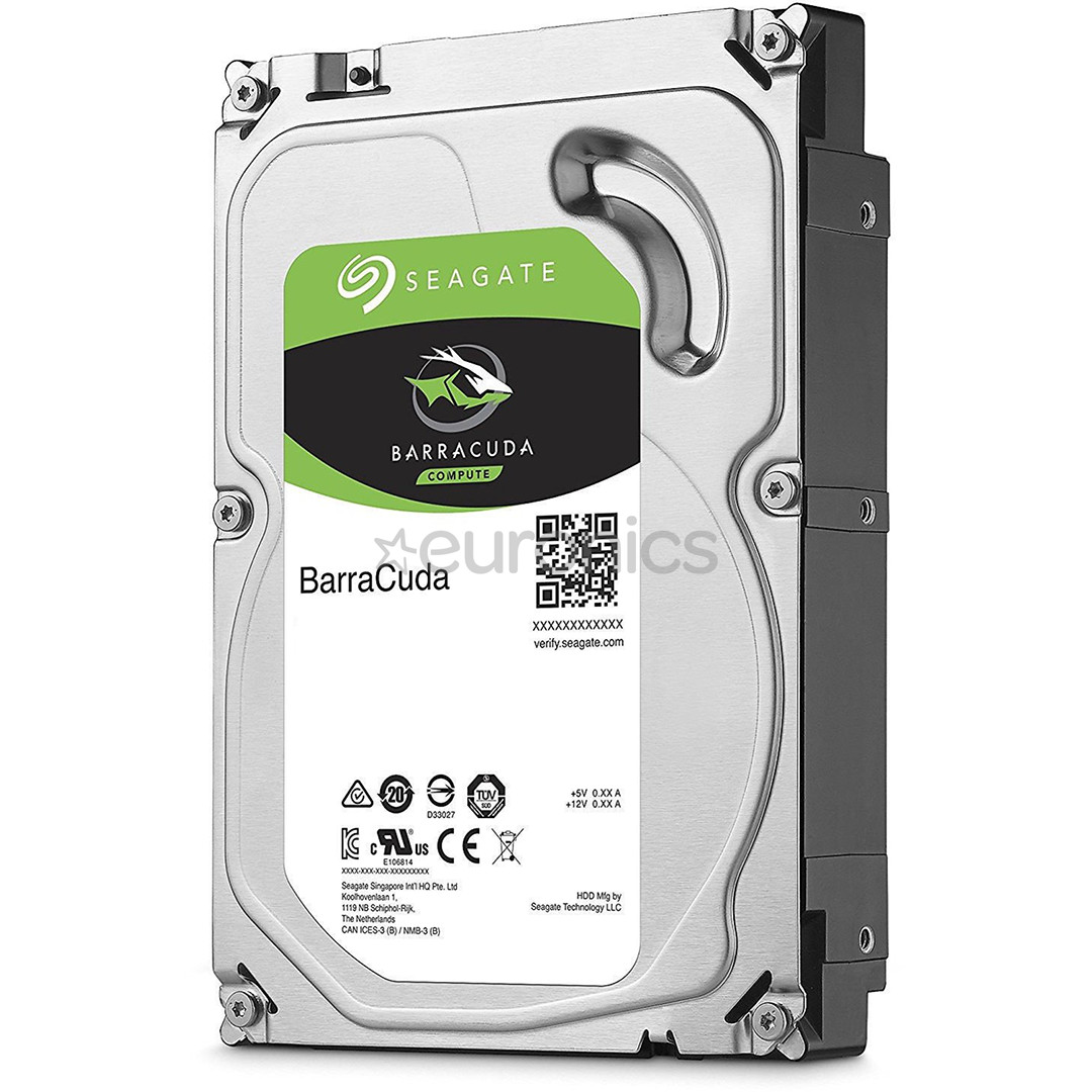 Seagate BarraCuda, 4 TB, 5400rpm, 3,5" - Hard-drive