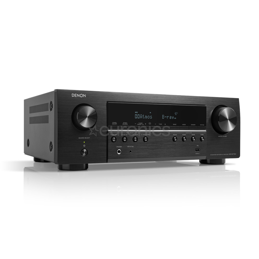 Denon AVR-S770H, 7.2, must - Ressiiver