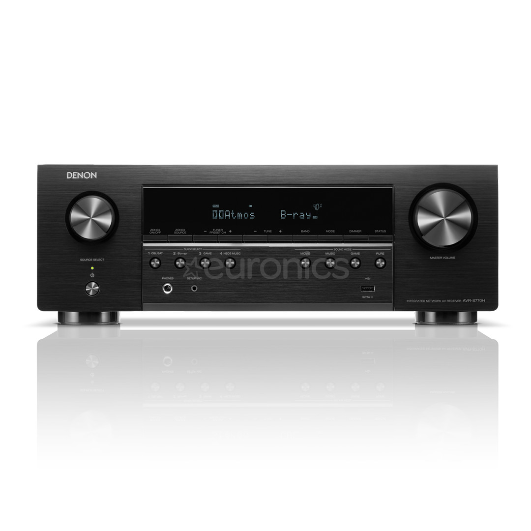 Denon AVR-S770H, 7.2, must - Ressiiver