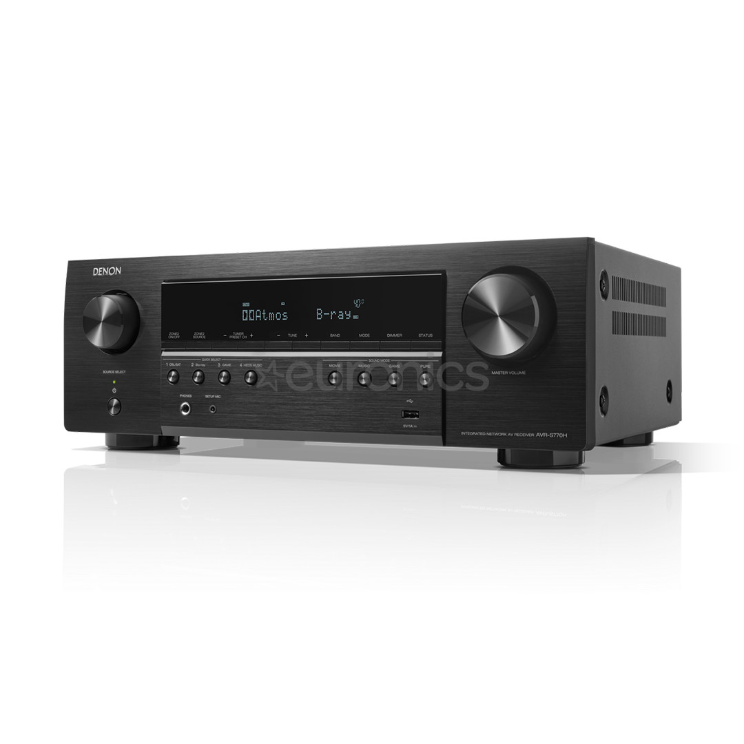 Denon AVR-S770H, 7.2, must - Ressiiver