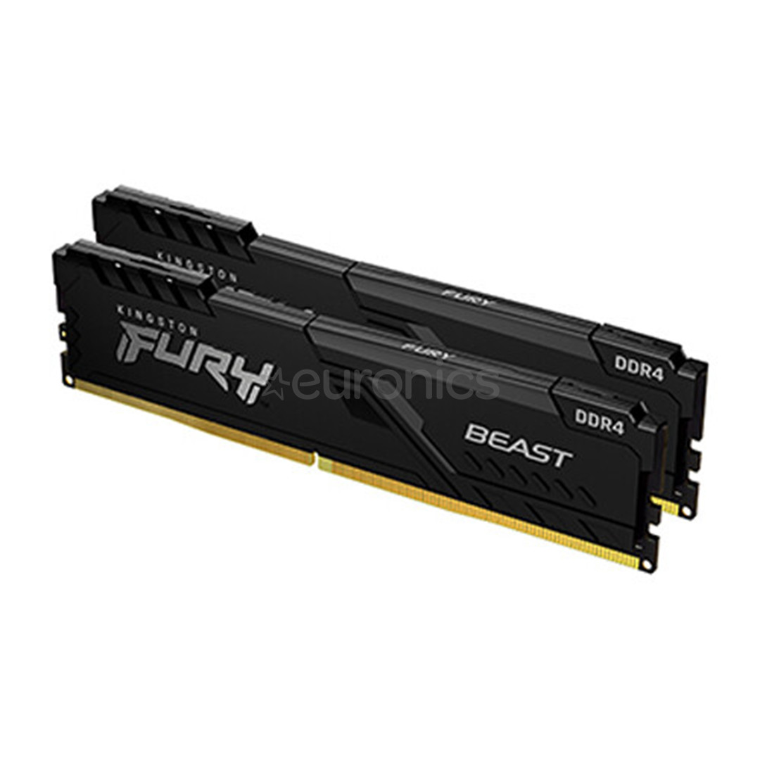 Kingston Fury beast, 16 GB, 3200MHz, DDR4 - RAM mälu
