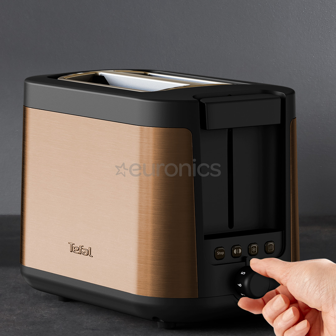Tefal Coppertinto, 850 W, black/copper - Toaster