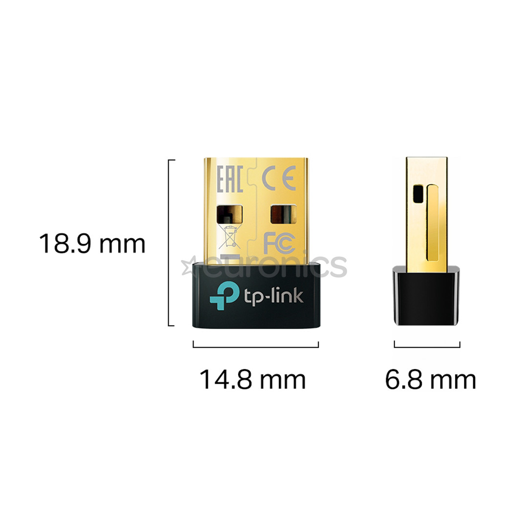 TP-Link UB5A, USB, Bluetooth 5.0, black - Bluetooth adapter